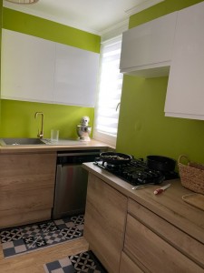 Photo de galerie - Rénovation complète de la cuisine avec pose de cuisine 