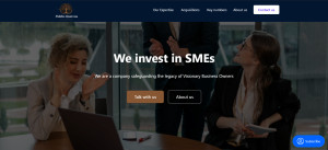 Photo de galerie - Site pour entreprise de financement de startup 