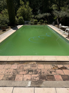 Photo de galerie - Piscine avant remise en route 