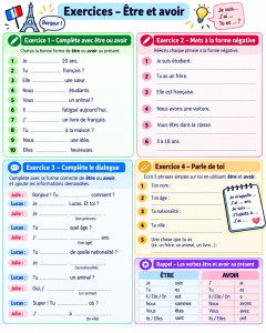 Photo de galerie - Fiche d'exercices