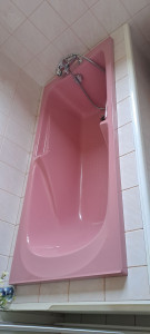 Photo de galerie - Nettoyage d'une baignoire ancienne 