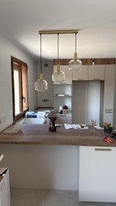 Photo de galerie - Installation d’une lustre 
