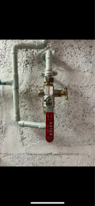 Photo de galerie - Remplacement de robinet quart de tour circuit eau froide 