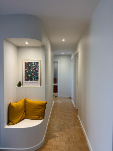 Photo de galerie - Travaux de placo, platrerie, peinture, parquet 