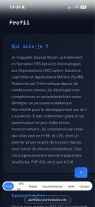 Photo de galerie - Mon profil