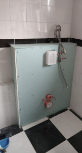 Photo de galerie - Wc plaqué près a carreler 