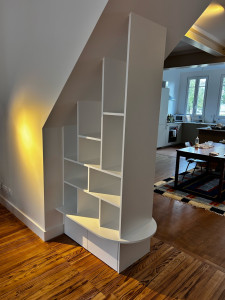 Photo de galerie - Meuble sous escalier 