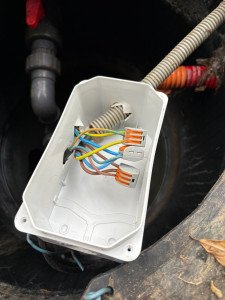 Photo de galerie - Branchement électrique pompe de relevage