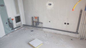 Photo de galerie - Arrivée d'eau et évacuation 

