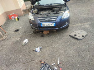 Photo de galerie - Vidange complète sur Kia 