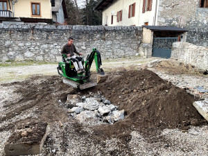 Photo de galerie - Enfouissement de bloc de béton