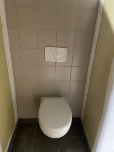 Photo de galerie - Pose d’un wc suspendu 
