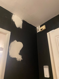 Photo de galerie - Avant et après (enduit plus peinture) 