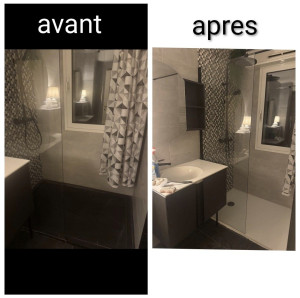 Photo de galerie - Changement bac de douche