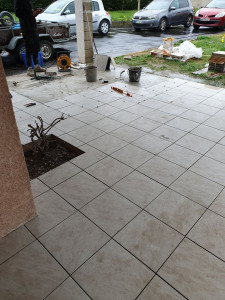 Photo de galerie - Terrasse extérieure ( chape plus carrelage)