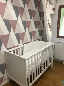 Photo de galerie - Pose de papier peint