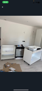 Photo de galerie - Photo avant commencement montage d’une cuisine, chantier repris aprés une personne qui a abandonner 