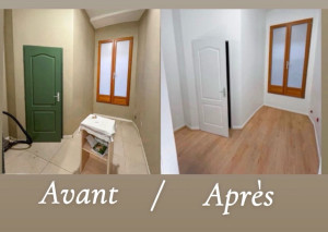 Photo de galerie - Travaux réalisés  incluant la pose des plinthes, la pose du revêtement de sol, la mise en peinture ainsi que des interventions de maçonnerie. Ce chantier a nécessité polyvalence, maîtrise des techniques et précision dans l’exécution. 