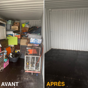 Photo de galerie - Débarras un container 
