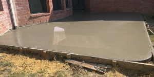 Photo de galerie - Création d’une dalle en béton