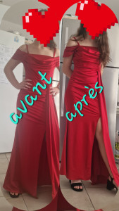 Photo de galerie - Retouches robe de soirée 