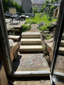 Photo de galerie - Escalier en pierre naturelle 