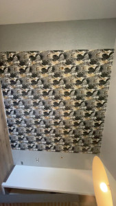 Photo de galerie - Pose de papier peint avec motifs 