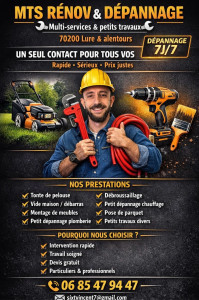 Photo de galerie - Bonjour je suis là pour vous , effectue tout type de petit travaux 