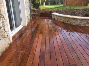 Photo de galerie - Terrasse bois exotique