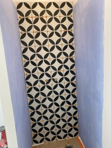 Photo de galerie - Pose carrelage mural et sol 