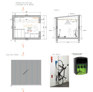 Photo de galerie - Création d'un local vélo