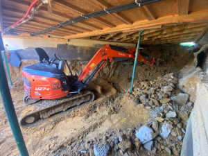 Photo de galerie - Terrassement accès difficile 