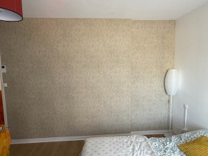 Photo de galerie - Modification d’une installation existante avec remplacement d’une prise murale par un interrupteur en va-et-vient. Création d’une nouvelle prise de courant à 30 cm du sol avec passage en moulure et finitions soignées. 