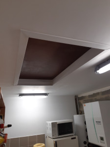 Photo de galerie - Création d’une trappe avec escalier escamotable 