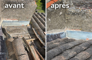 Photo de galerie - Remplacement des tuiles cassées par la tempête ?