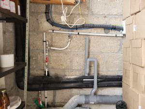 Photo de galerie - Modification alimentation et évacuation + création syphon  machine a laver 