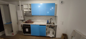 Photo de galerie - Cuisine en cours de chantier