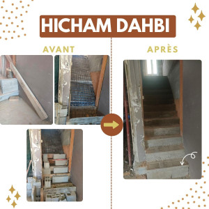 Photo de galerie - Création d'une rampe d'escalier avec des marches
je peux également faire des terrassements
