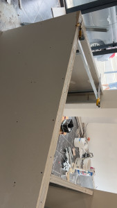 Photo de galerie - Comptoir en Placo 