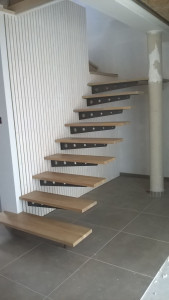 Photo de galerie - Escalier sur mesure 