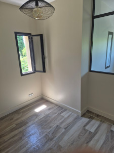 Photo de galerie - Bureau réalisé avec peinture Farrow&Ball pour une finition élégante et durable 