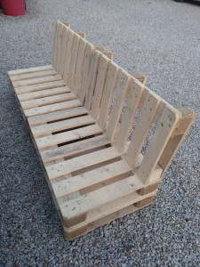 Photo de galerie - Salon de jardin palette 