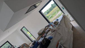 Photo de galerie - Poser placoplatre maison  et peinture 