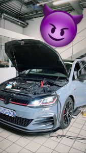 Photo de galerie - Suppression pot catalytique + pose down pipe/ligne échappement complète + stage 2/ turbo Gen4 EVO 