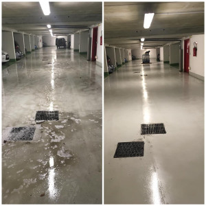 Photo de galerie - Nettoyage de parking