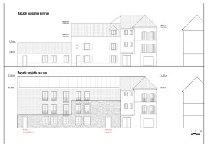Photo de galerie - étude de faisabilité pour une résidence seniors – Façade