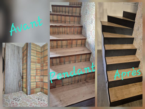 Photo de galerie - Modernisation d'escalier 