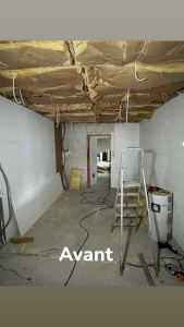Photo de galerie - Isolation, Placo 