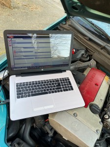Photo de galerie - Passage valise problème injection Mercedes SLK 2.3 