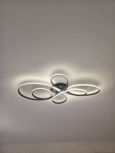 Photo de galerie - Plafonnier électrique en led lumière froid 